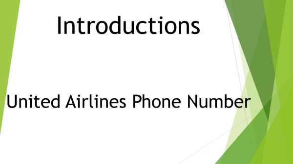 United Airlines Phone Number