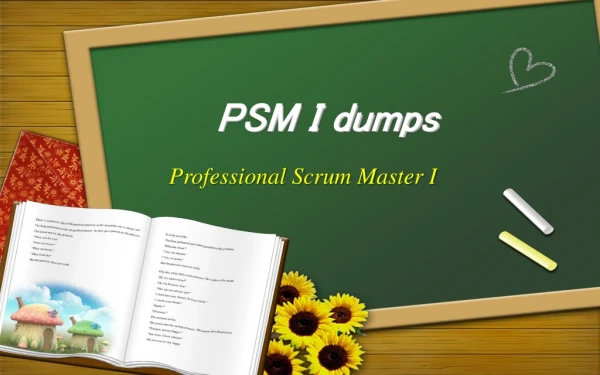 Professional Scrum Master PSM I real dumps