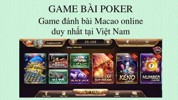 game b i poker