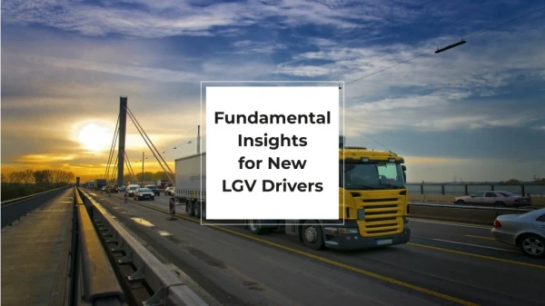 Fundamental Insights for New Qualified LGV Drivers