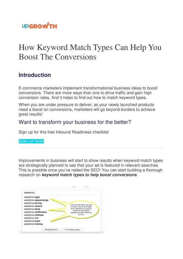 How Keyword Match Types Can Help You Boost The Conversions