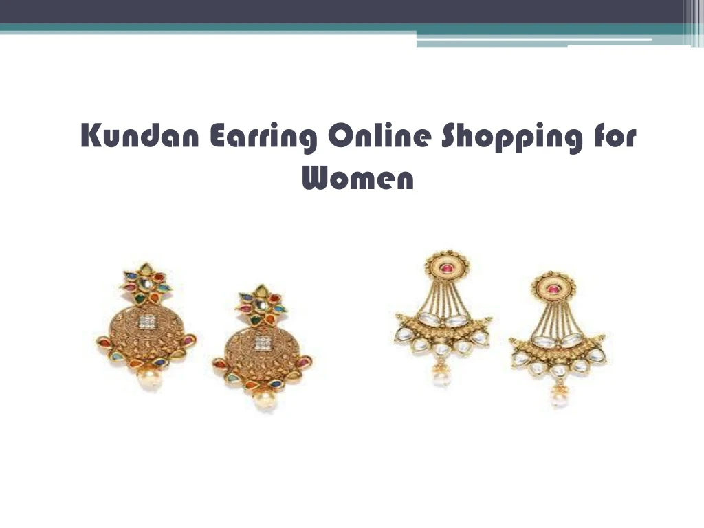 kundan earring online shopping for women