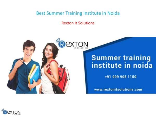 Best Summer Training Institute in Noida