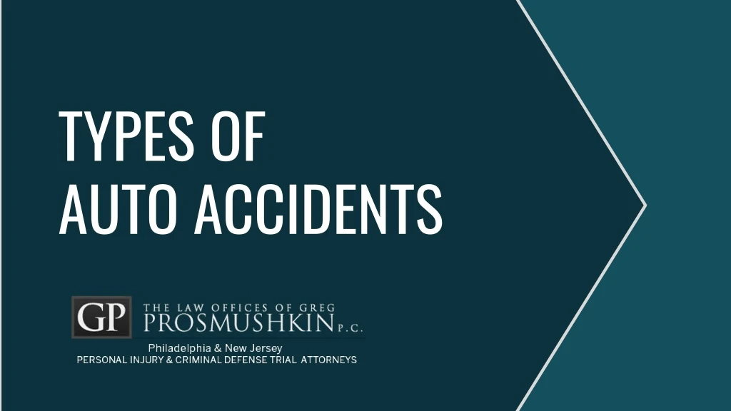 types of auto accidents