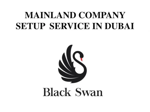 Mainland Company Setup Service in Dubai -UAE