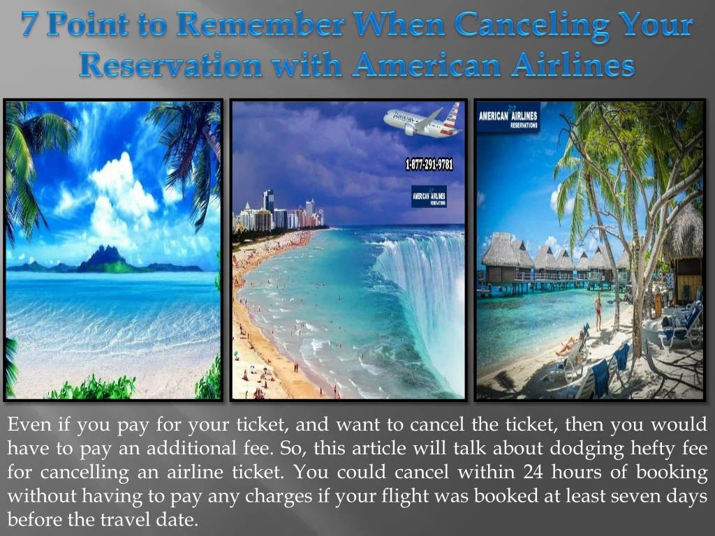 7 point to remember when canceling your