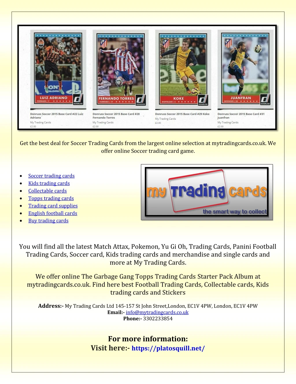 get the best deal for soccer trading cards from