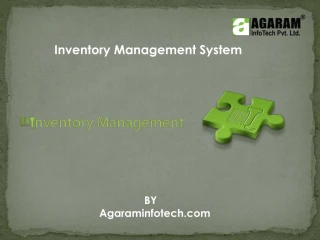 Features of Inventory Management System - slide 1