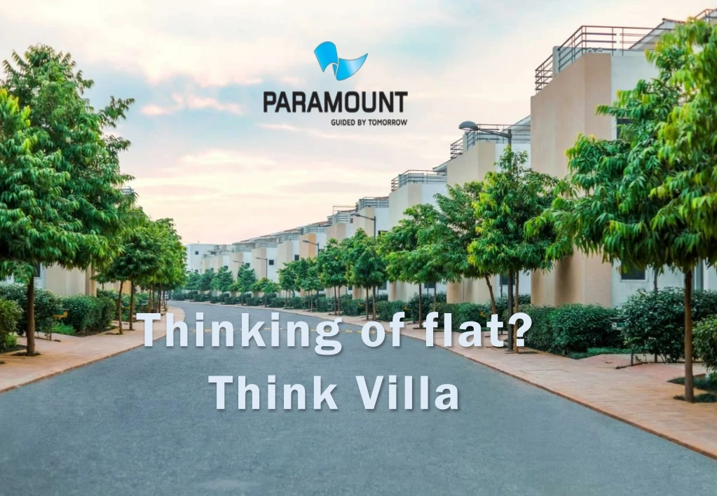 thinking of flat think villa
