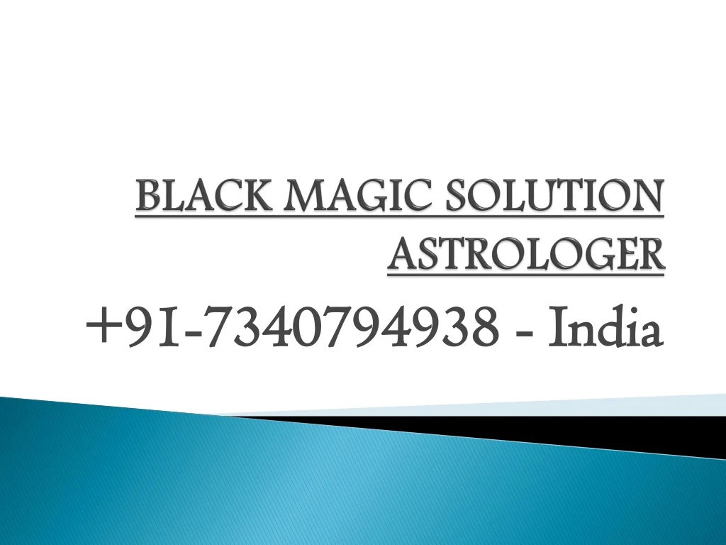 black magic solution astrologer
