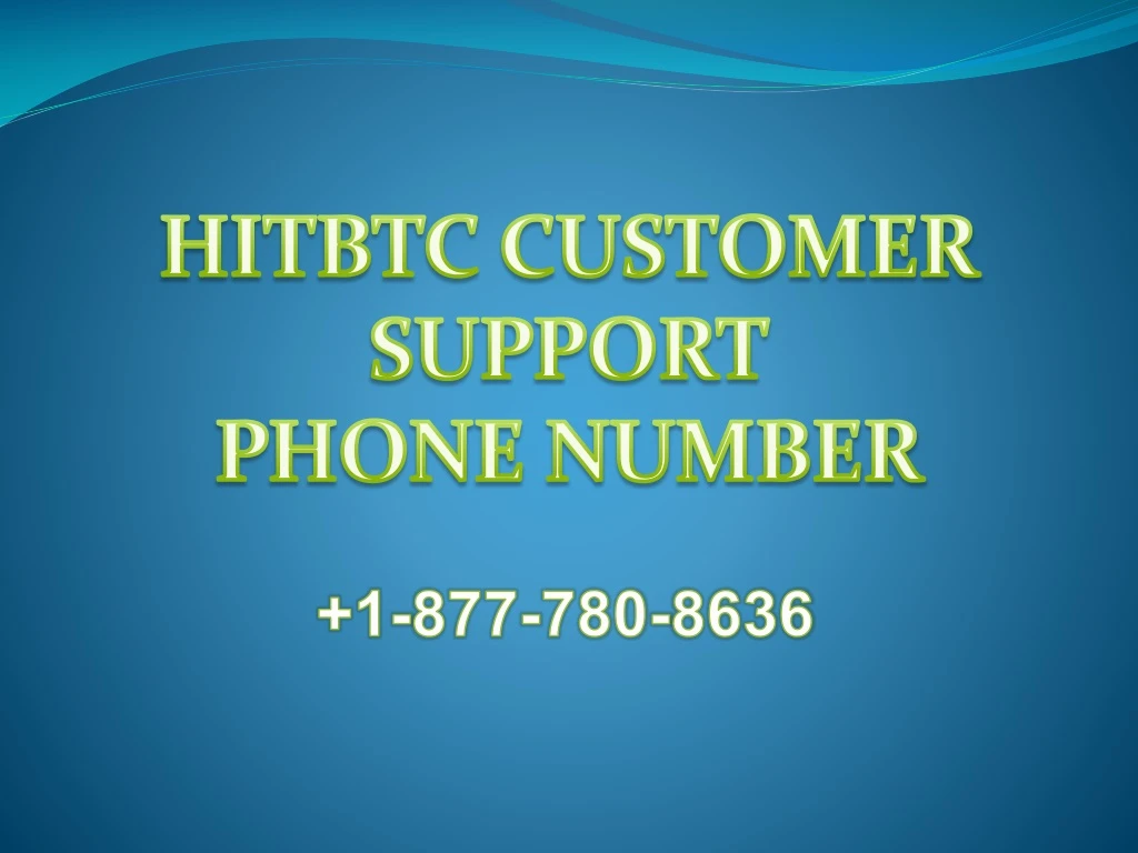 hitbtc customer support phone number