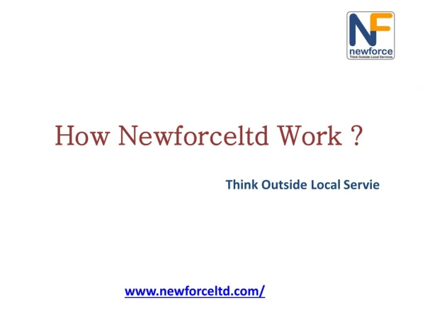 How Newforce Global Services Work