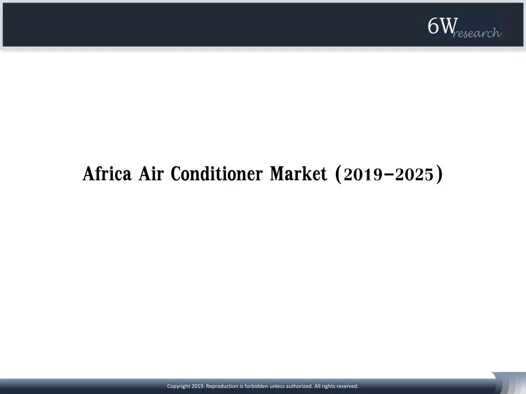 africa air conditioner market 2019 2025