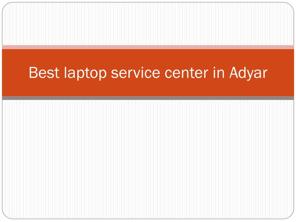 best laptop service center in a dyar