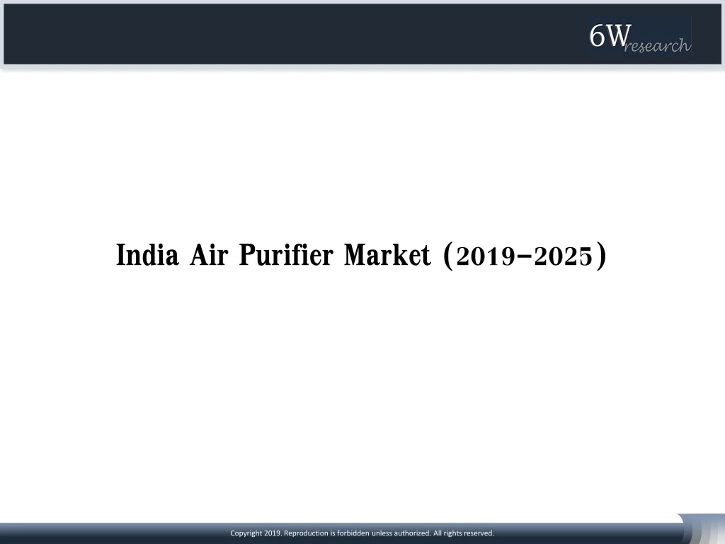 india air purifier market 2019 2025