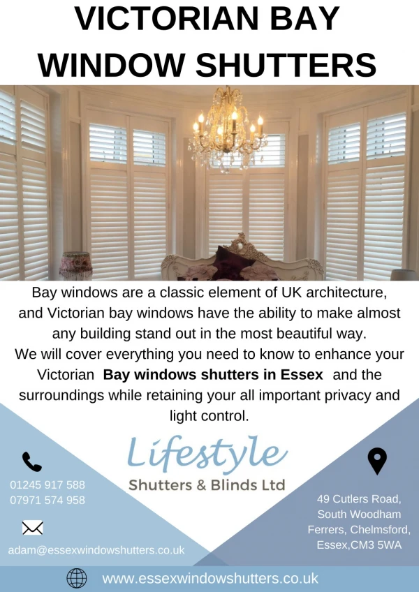 Victorian Bay Window Shutters