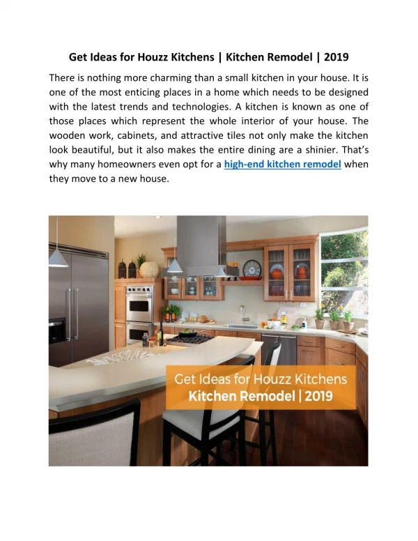Get Ideas for Houzz Kitchens | Kitchen Remodel | 2019