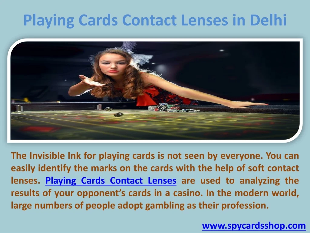playing cards contact lenses in delhi