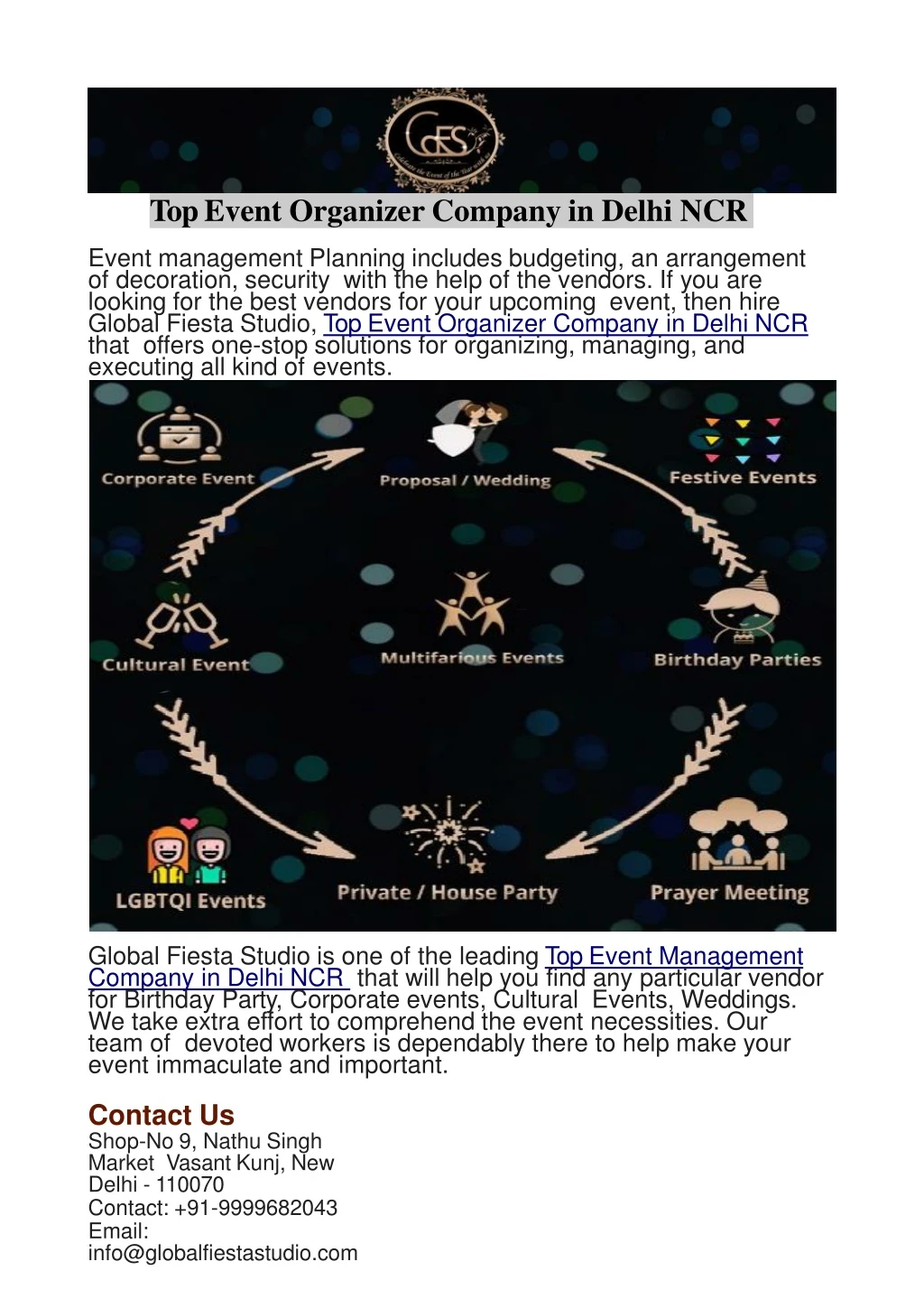 top event organizer company in delhi ncr