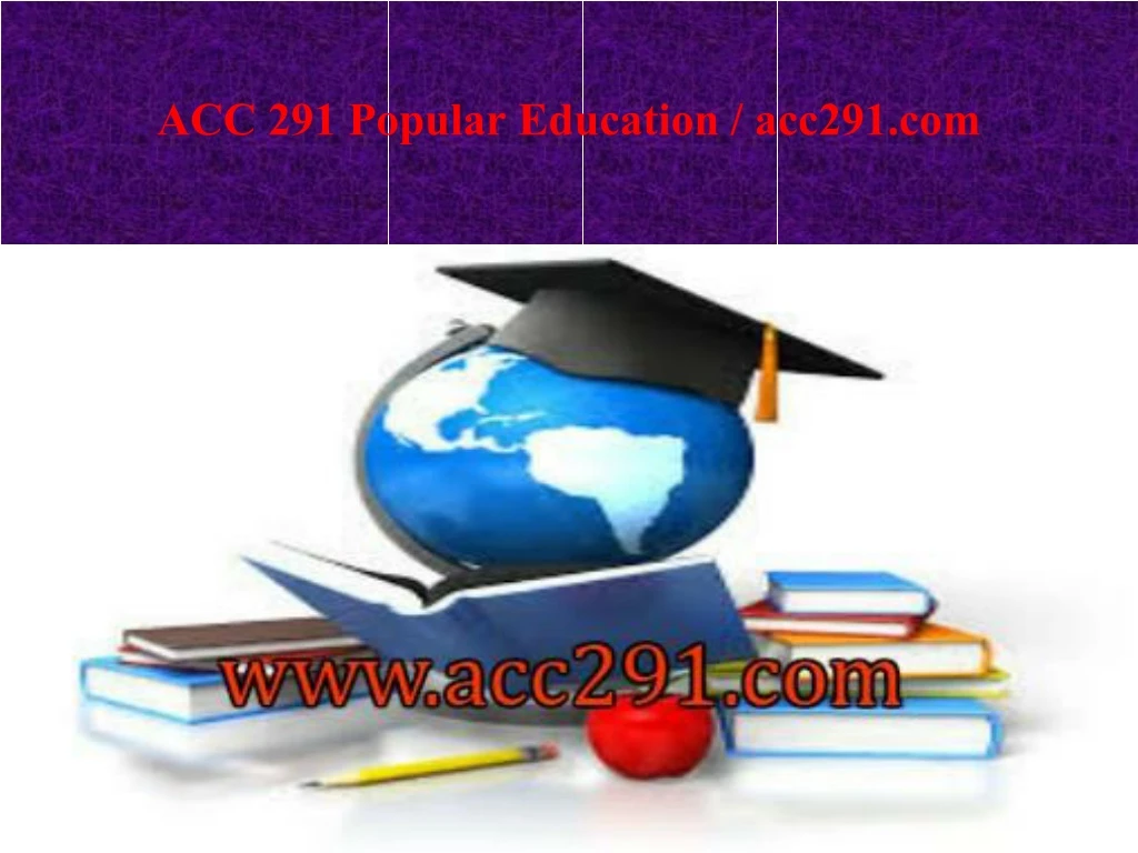 acc 291 popular education acc291 com