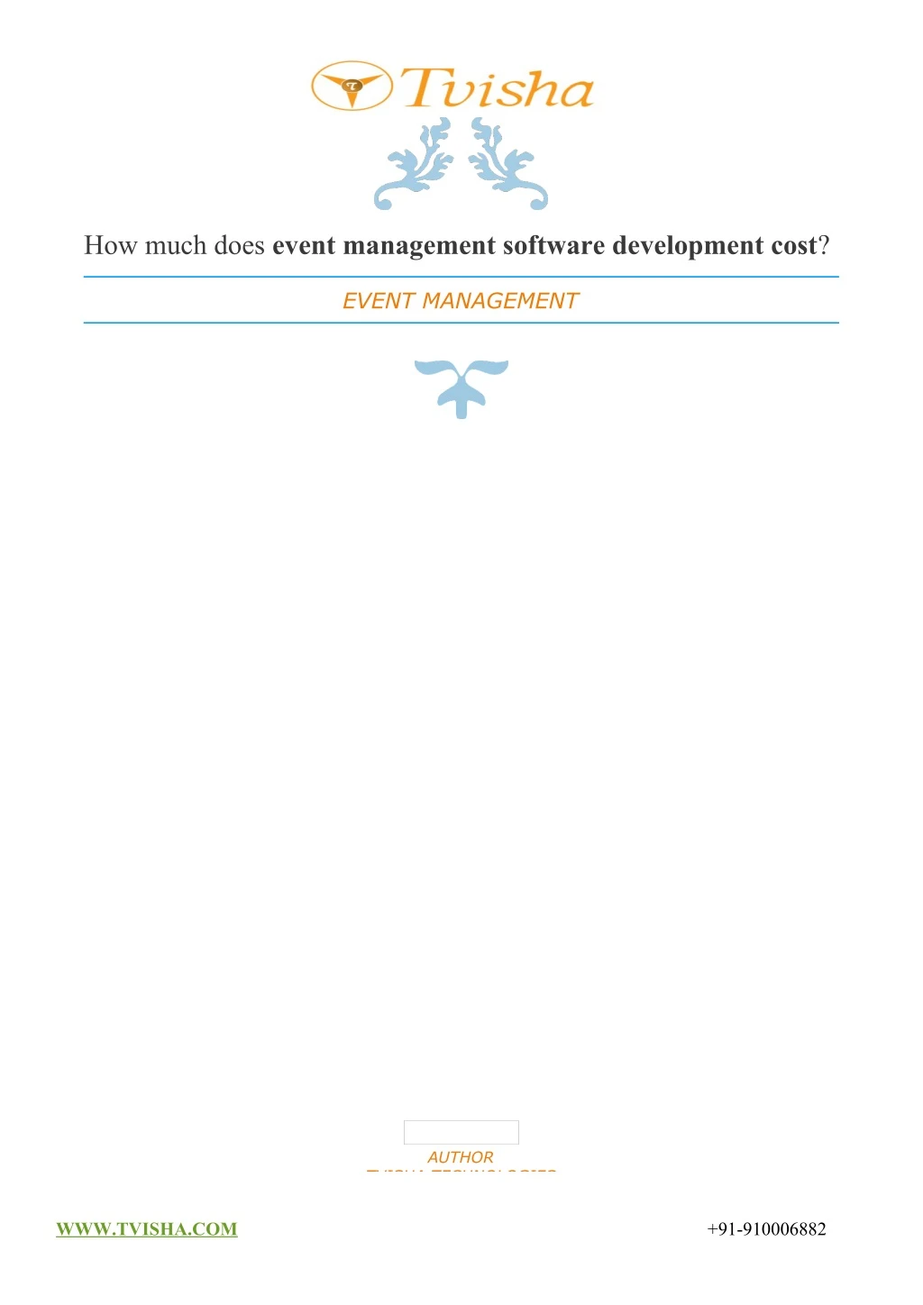 how much does event management software