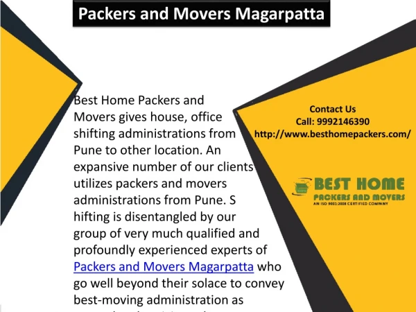 Packers and Movers Magarpatta | Packers and Movers Lonavala