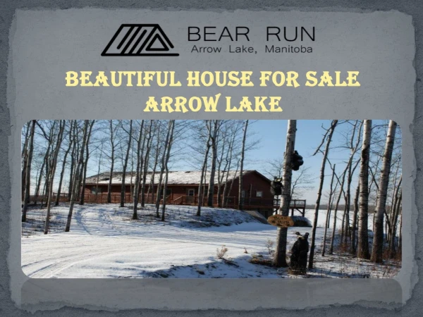 Beautiful House for Sale Arrow Lake