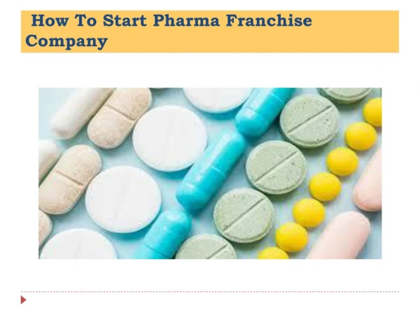 How to start pharma franchise Business