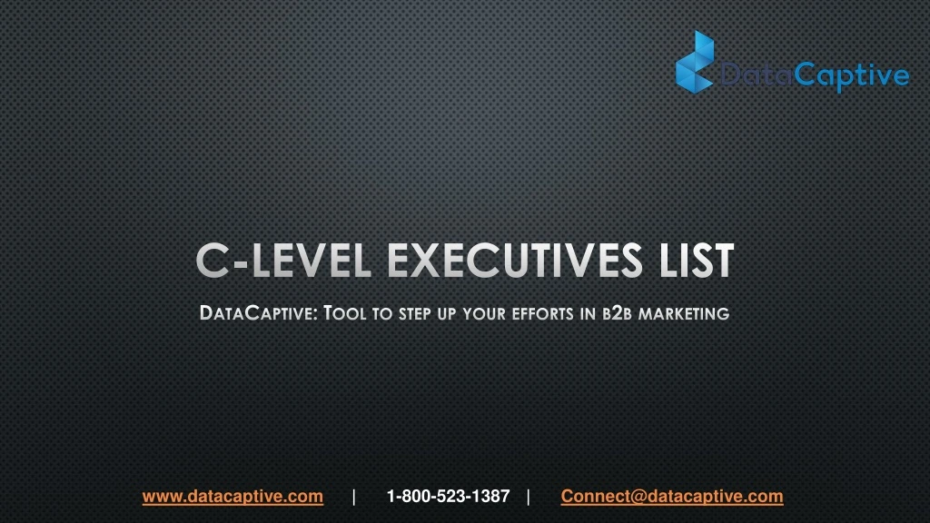 c level executives list