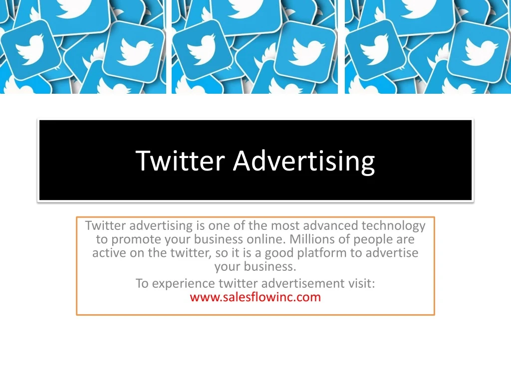 twitter advertising