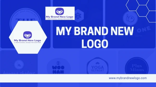Best logo design tool online with My Brand New Logo