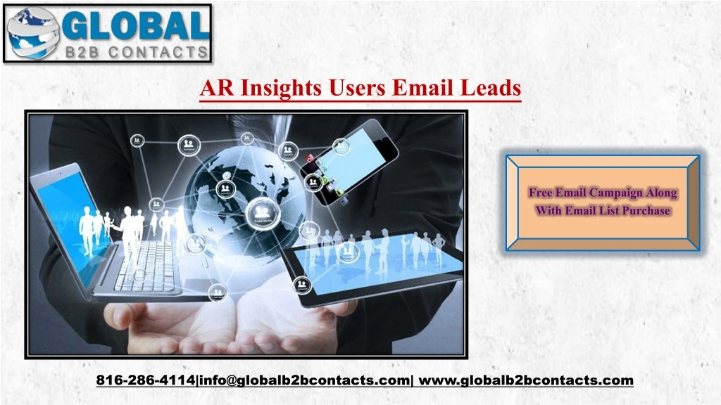 ar insights users email leads