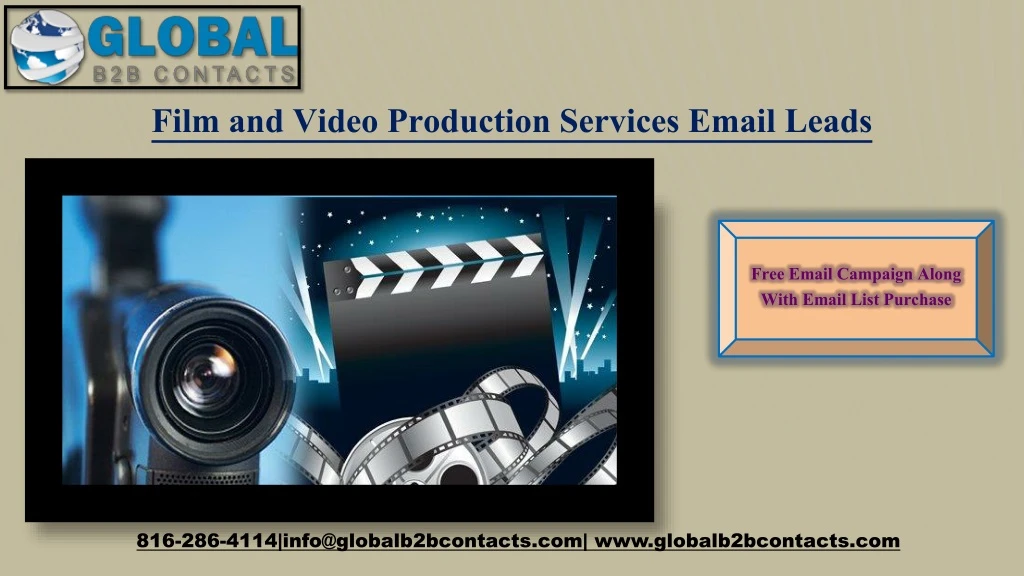 film and video production services email leads