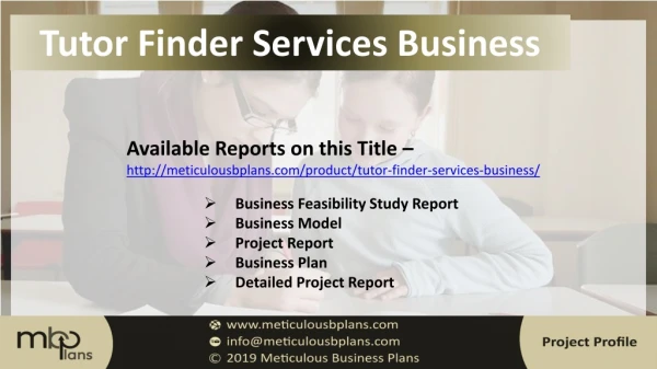 Tutor Finder Business Service