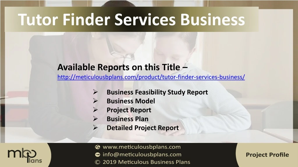 tutor finder services business