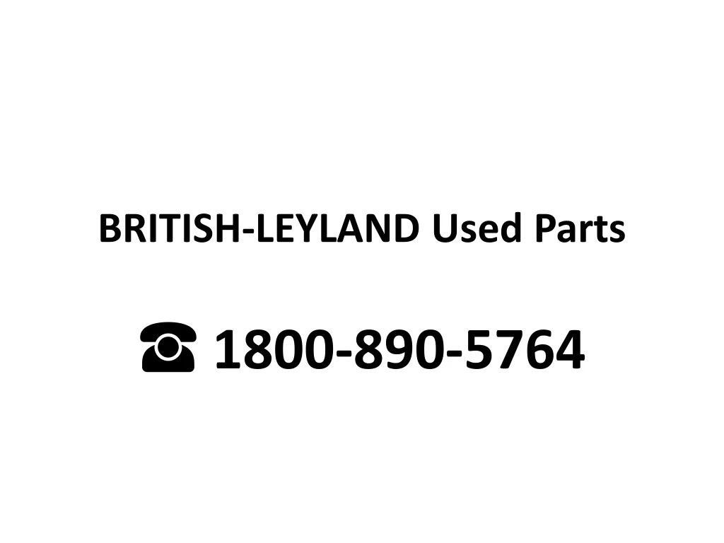 british leyland used parts