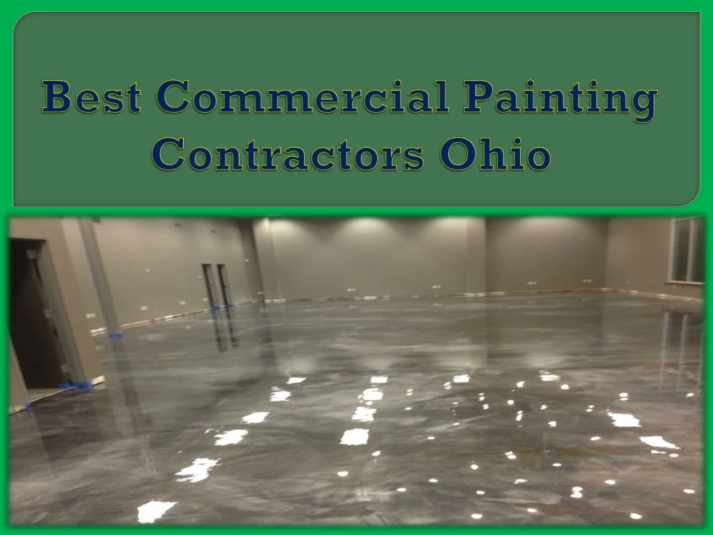 best commercial painting contractors ohio