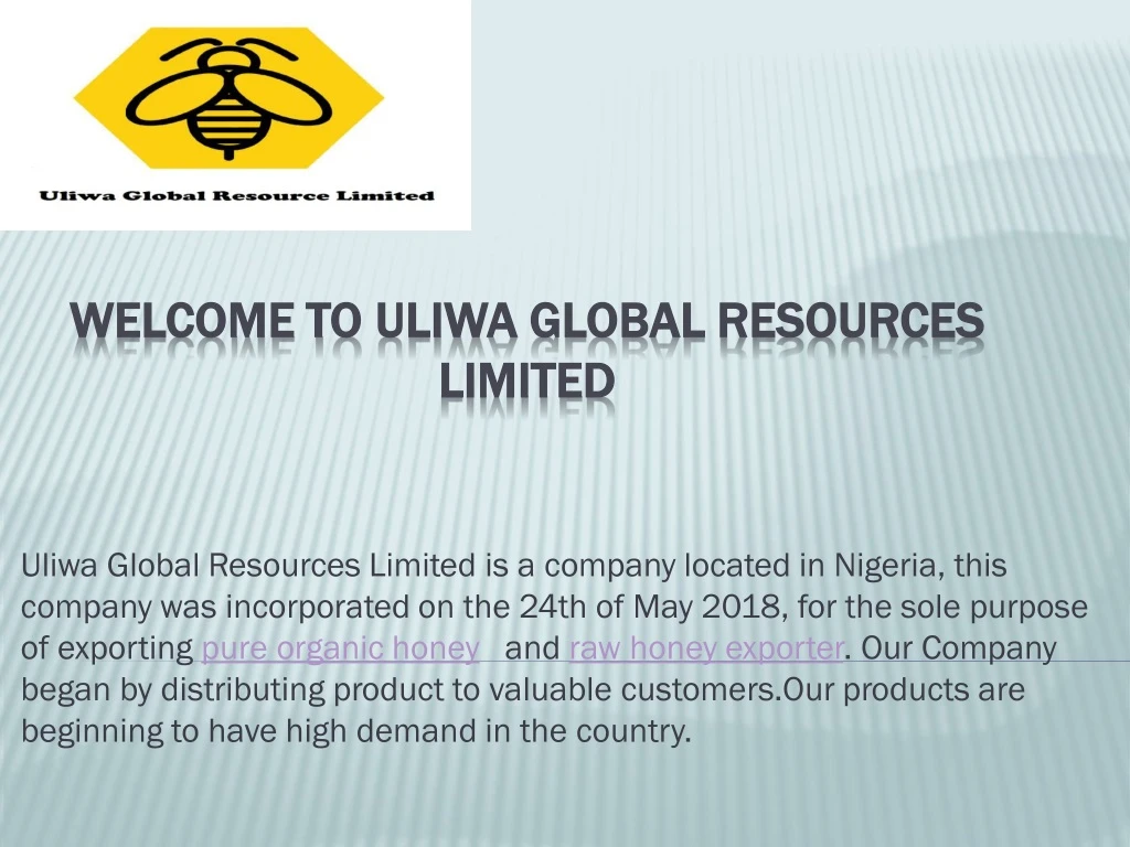 welcome to welcome to uliwa