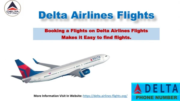 Flights Booking from Delta Airlines Flights