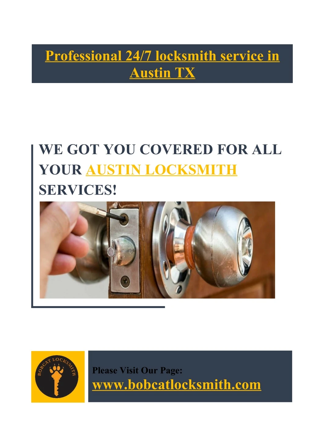 professional 24 7 locksmith service in austin tx