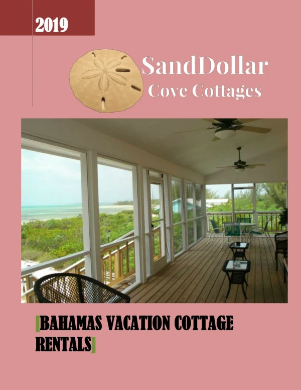 Bahamas vacation cottage rentals