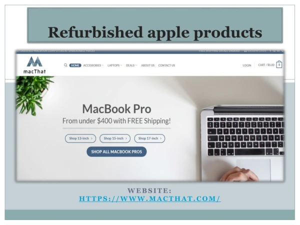 Apple refurbished macbook pro 15