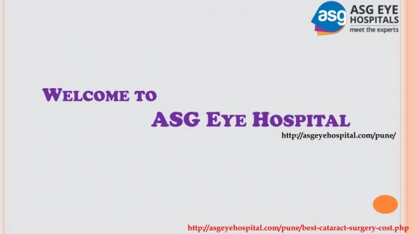 Best cataract surgery in pune |Cataract surgery cost in pune – Asg Eye Hospital