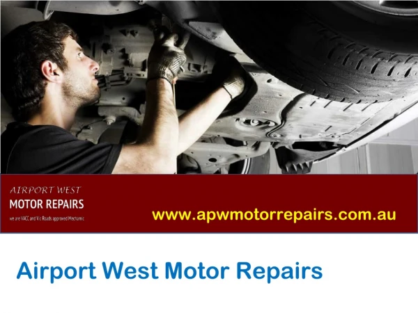 Car Servicing Airport West - Airport West Motor Repairs