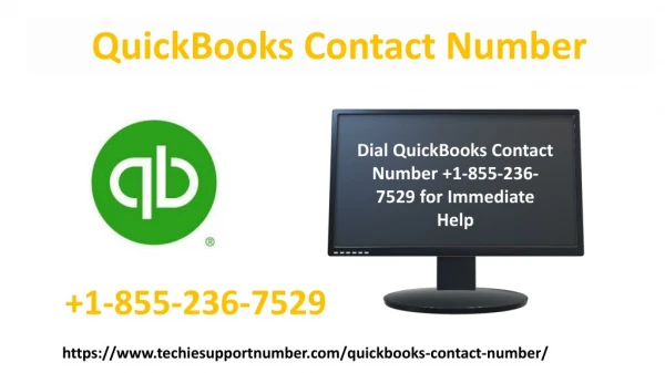 Why dial QuickBooks Contact Number 1-855-236-7529