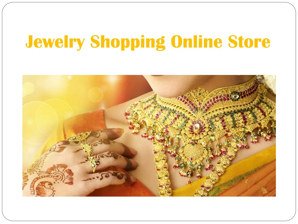jewelry shopping online store