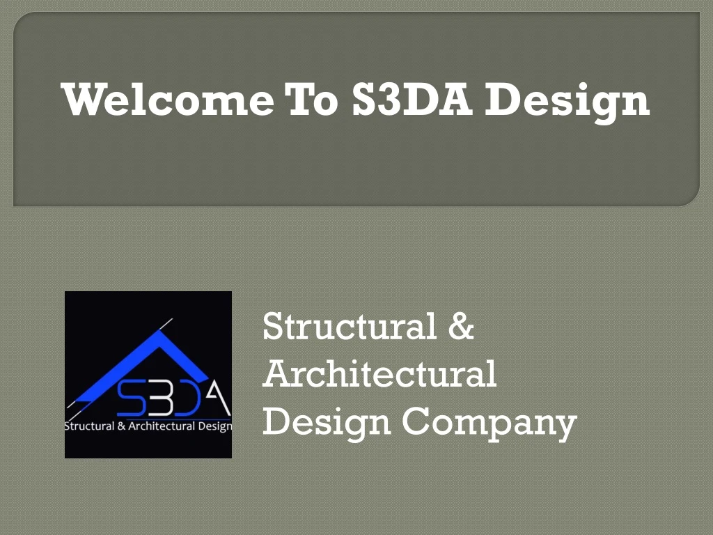 welcome to s3da design
