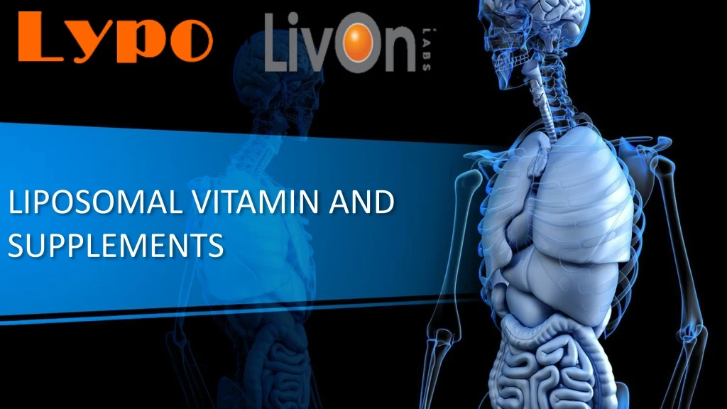 liposomal vitamin and supplements