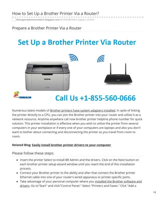 Brother Printer Customer Service 1-855-560-0666 Phone Number for Immediate Help