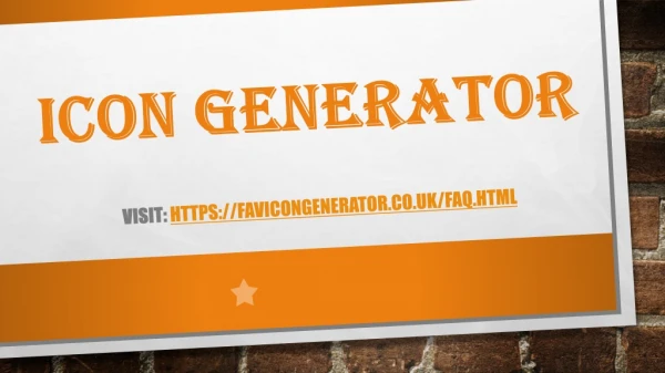 Icon generator